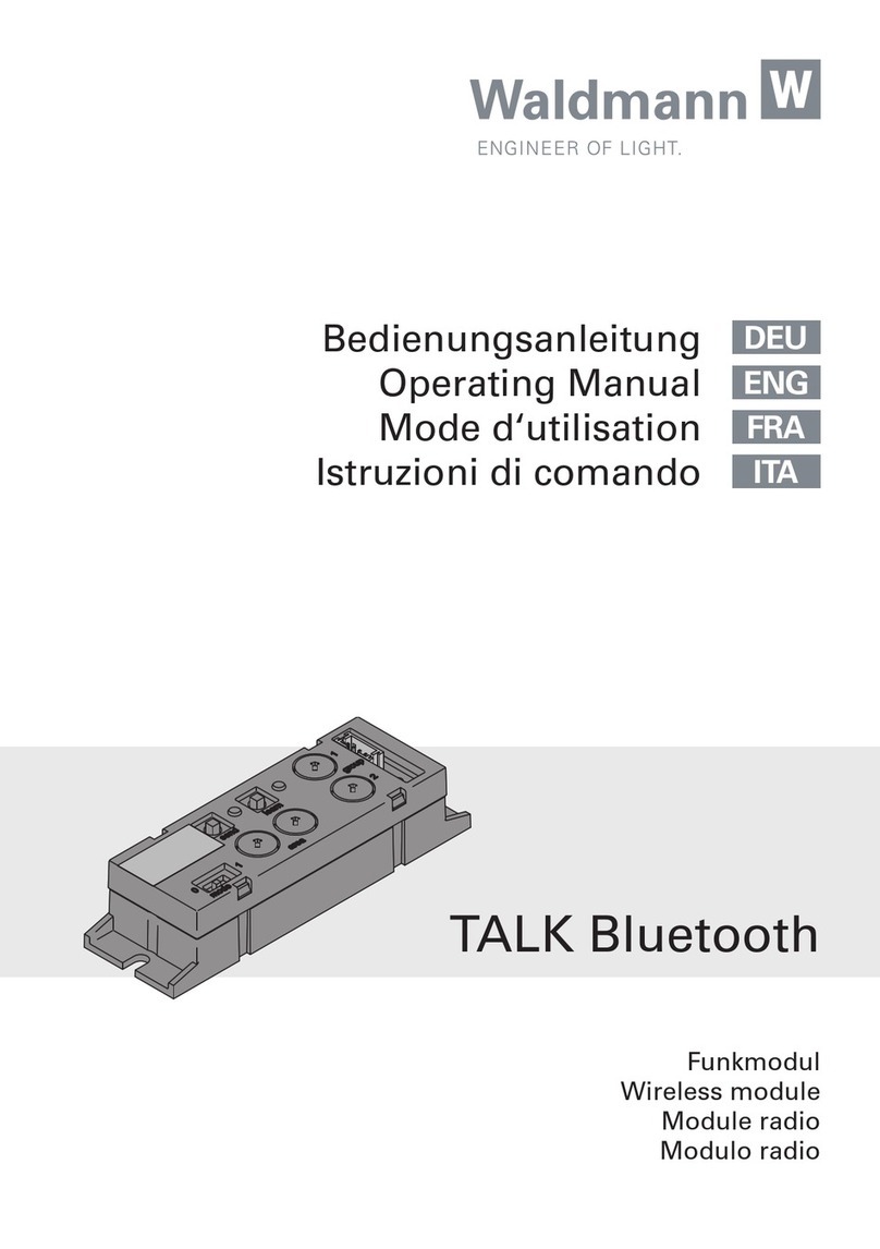 Waldmann TALK Bluetooth User manual