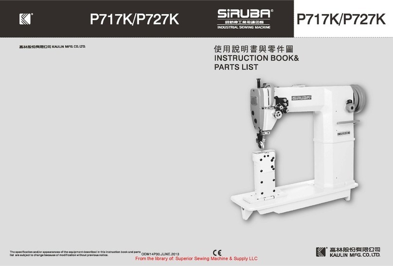 Siruba P717K User manual
