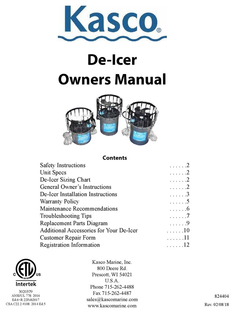Kasco 2400D owner's manual