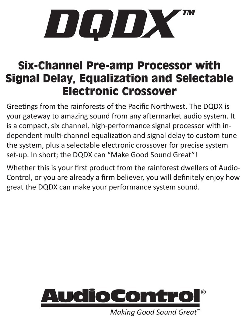 Audio Control DQDX user manual