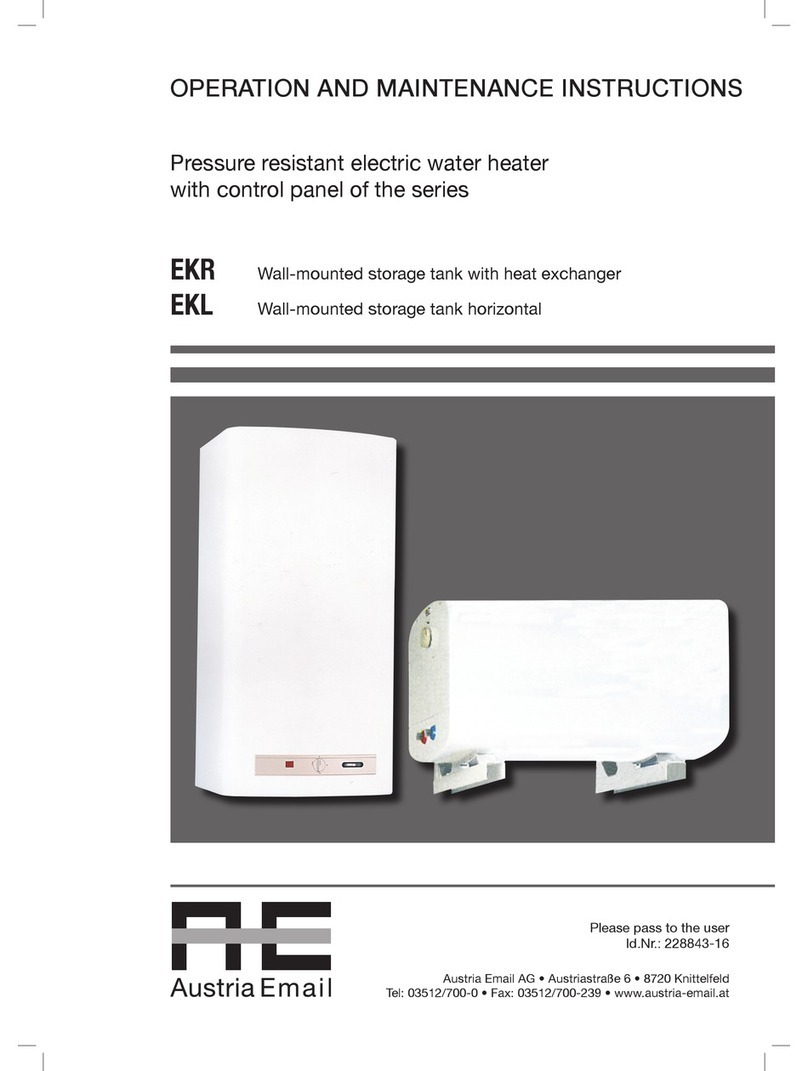 Austria Email EKL series Operation and maintenance instructions Austria Email EKL series Operation and maintenance instructions