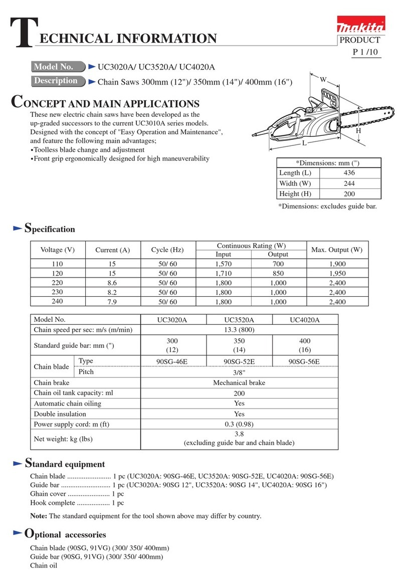 Makita UC3020A Manual