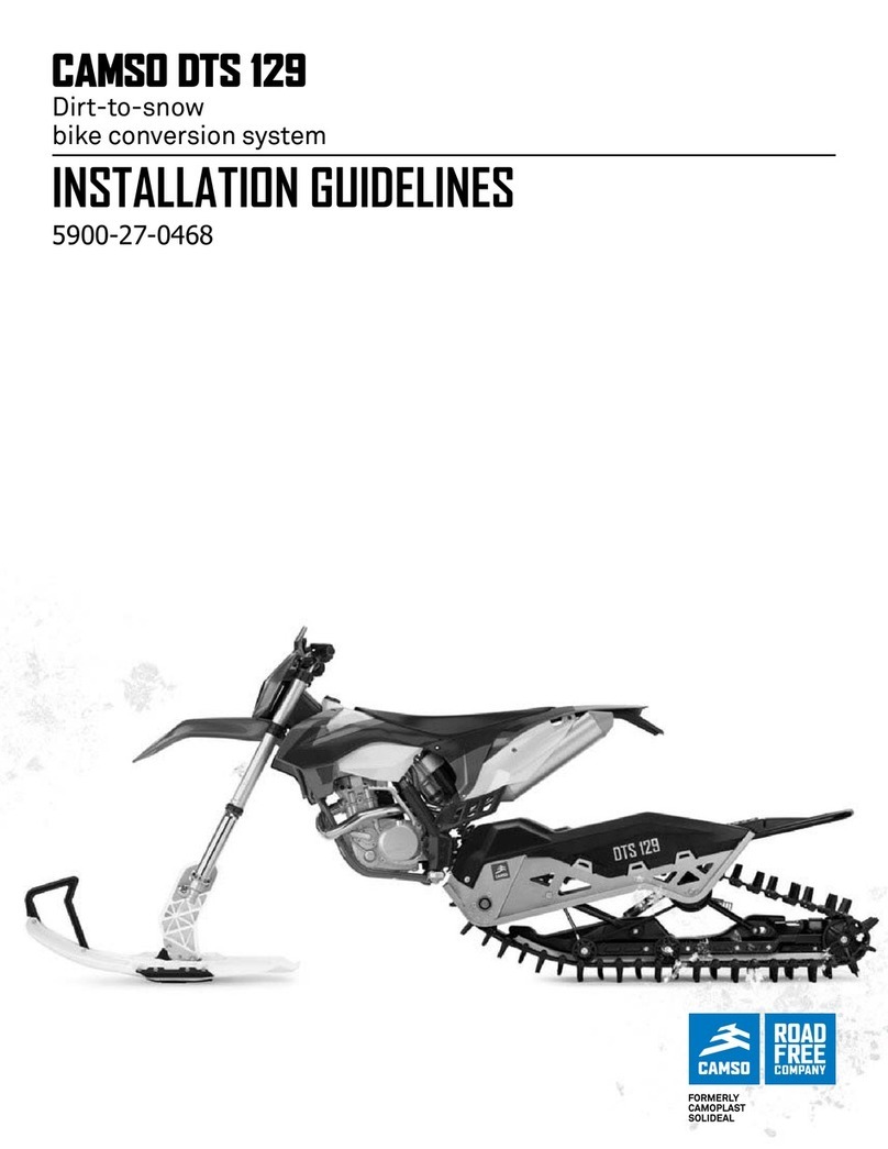 CAMSO DTS 129 Installation guidelines