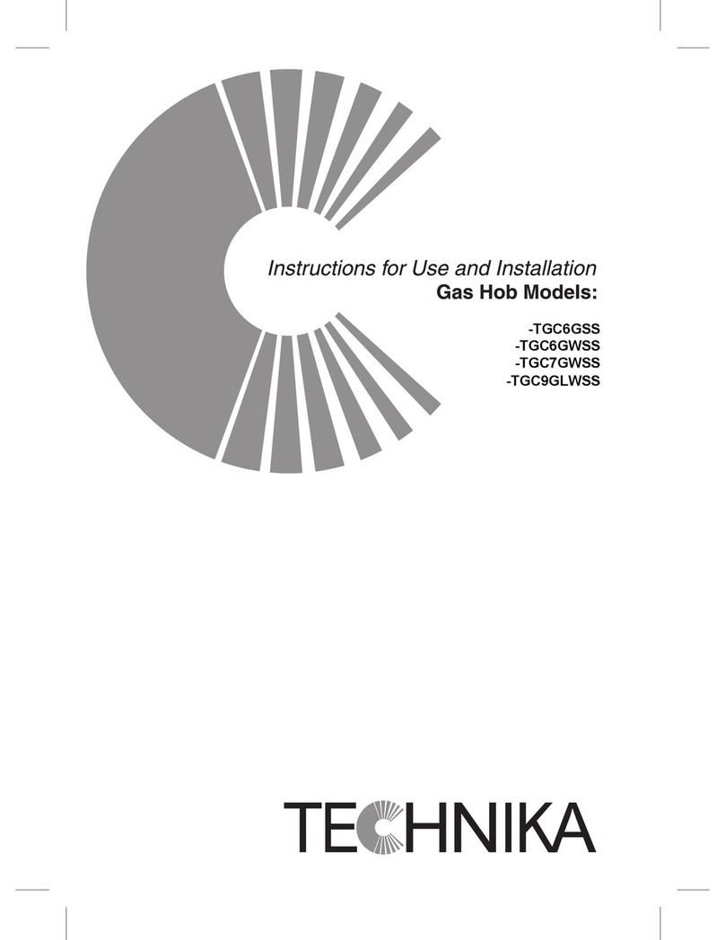 Technika TGC6GSS Instructions for use and installation