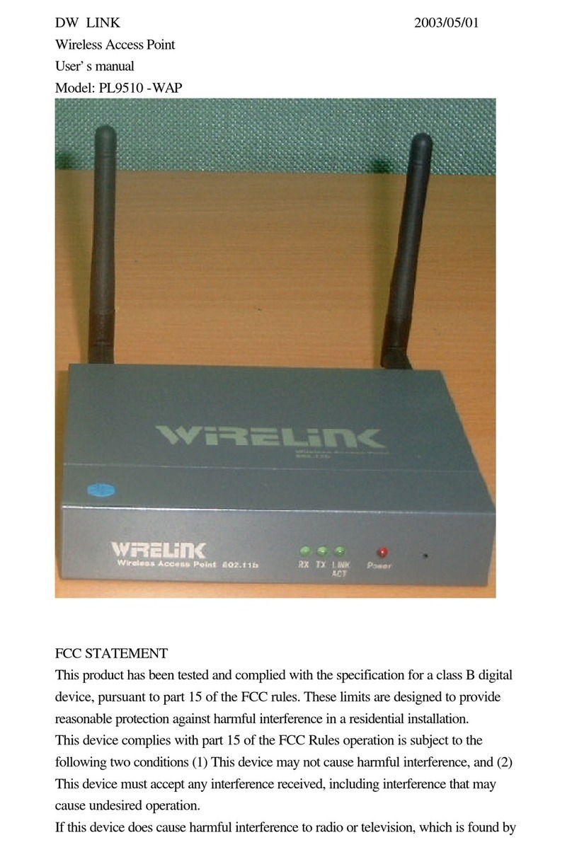 Wirelink PL9510-WAP user manual