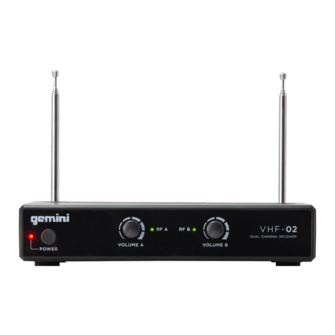 Gemini VHF-02 series user manual