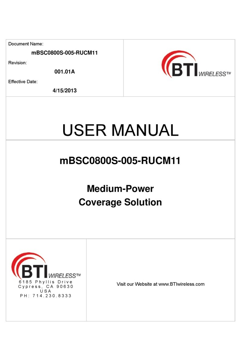 BTI Wireless MBSC-C user manual