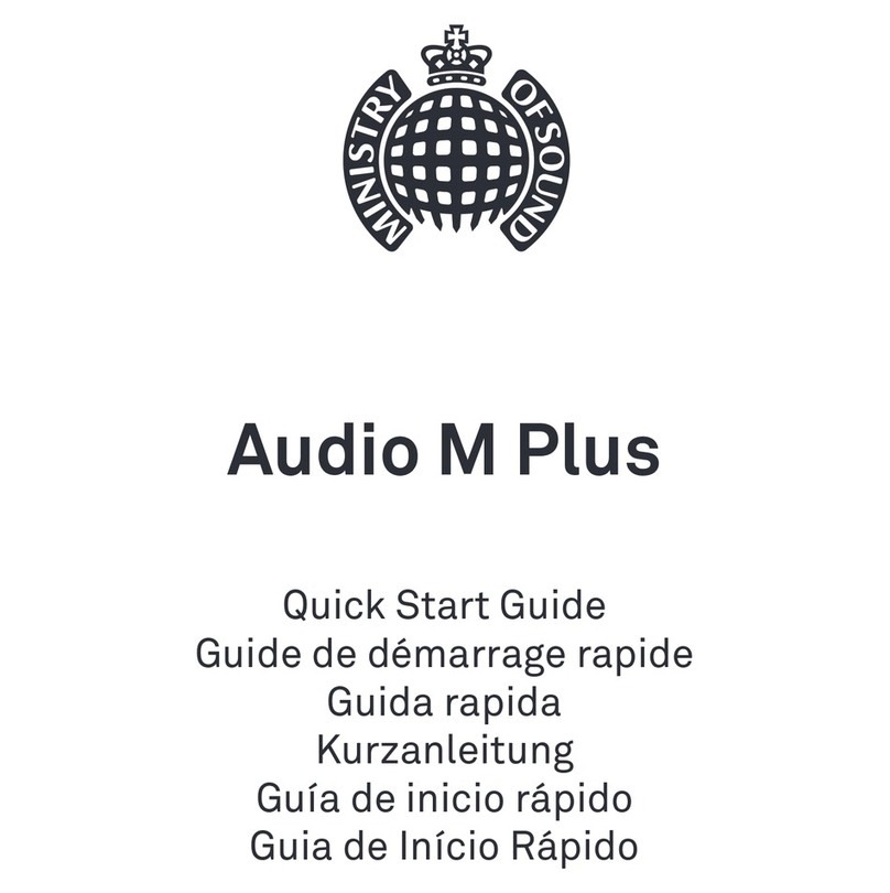 MINISTRY OF SOUND Audio M Plus quick start guide
