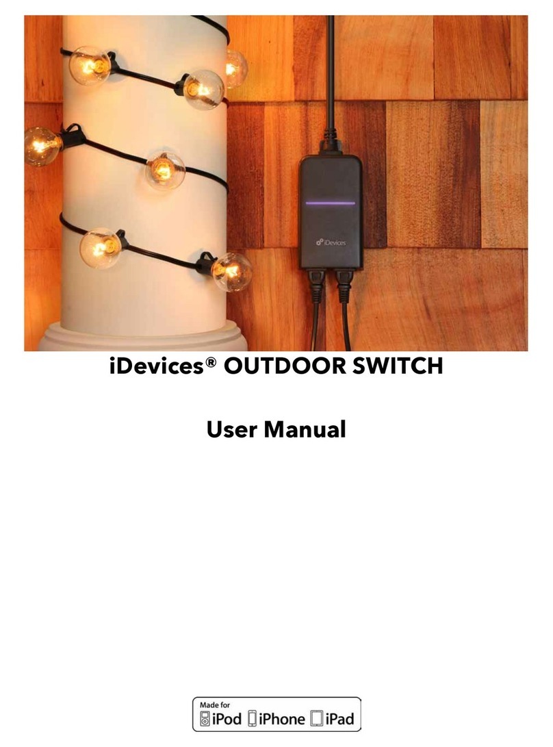 iDevices Outdoor Switch user manual