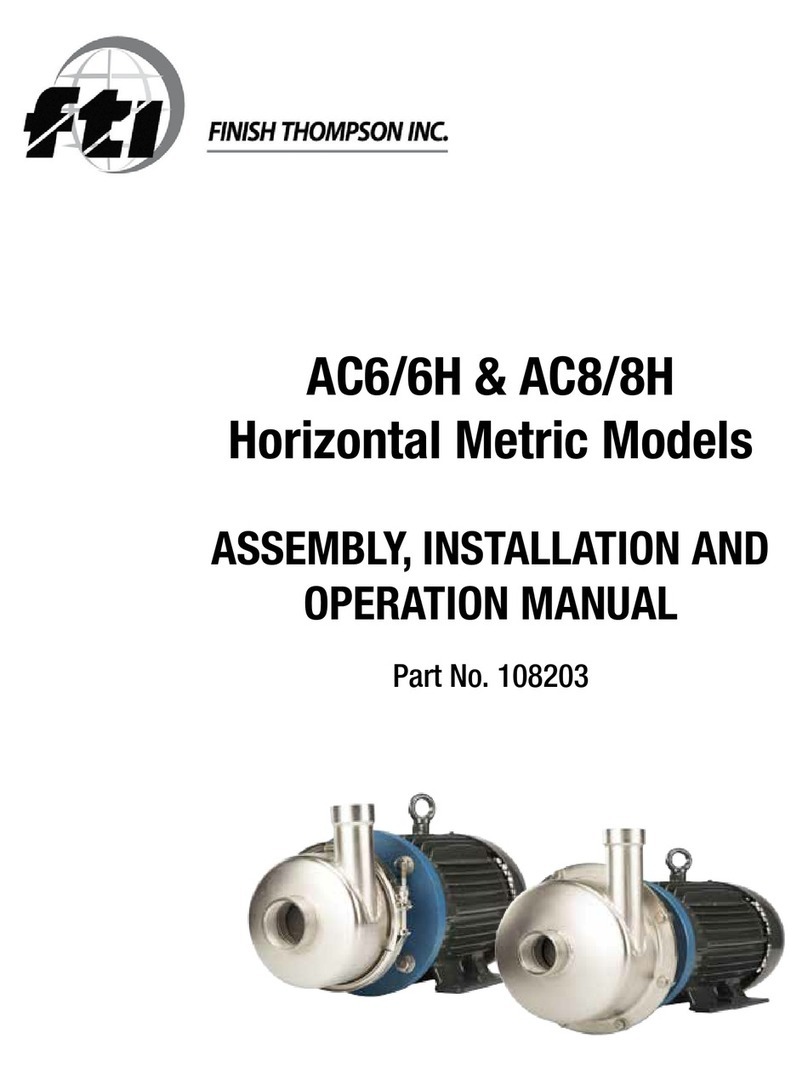 Finish Thompson AC6 Assembly, installation and operation manual