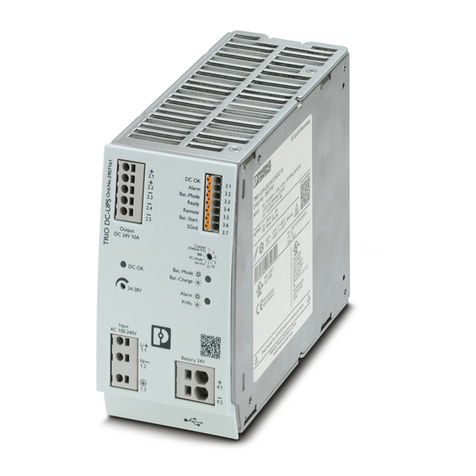 Phoenix Contact TRIO-UPS-2G/1AC/24DC/10 manual