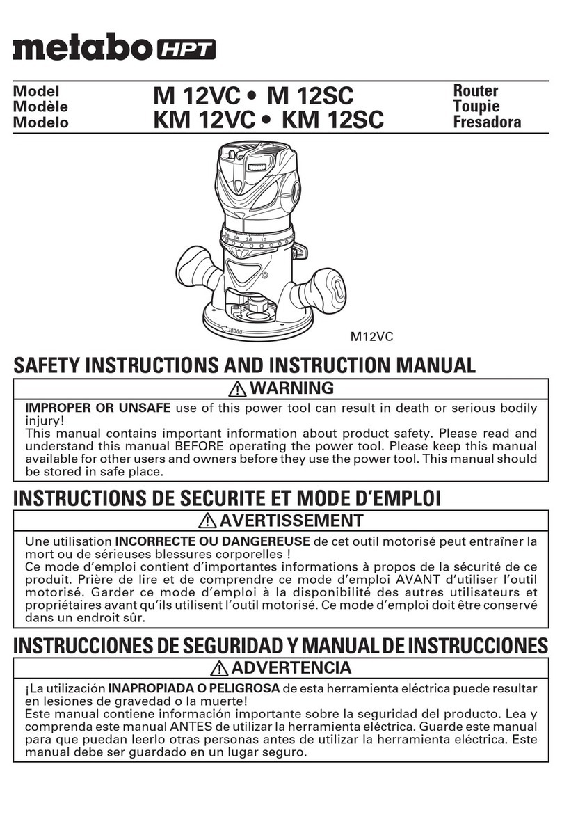 Metabo HPT KM 12VC Troubleshooting guide