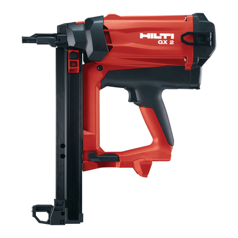 Hilti GX 2 User manual