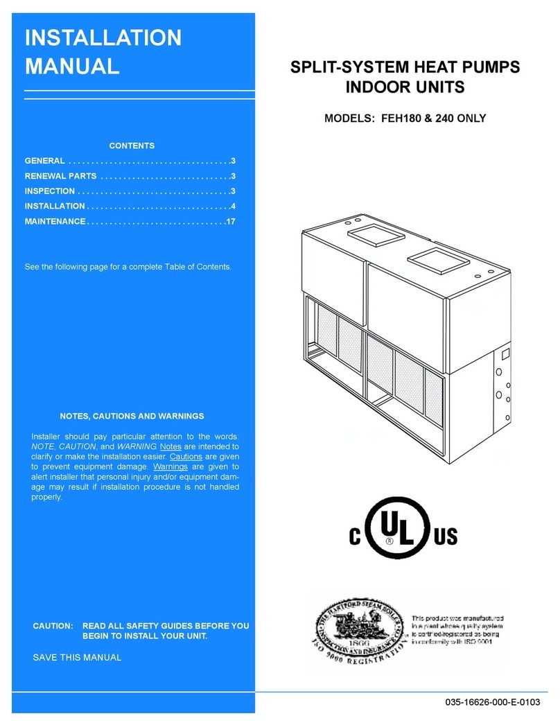 Unitary products group FEH180 User manual