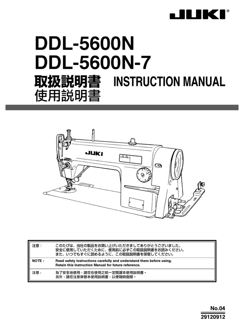 JUKI DDL-5600N Series User manual