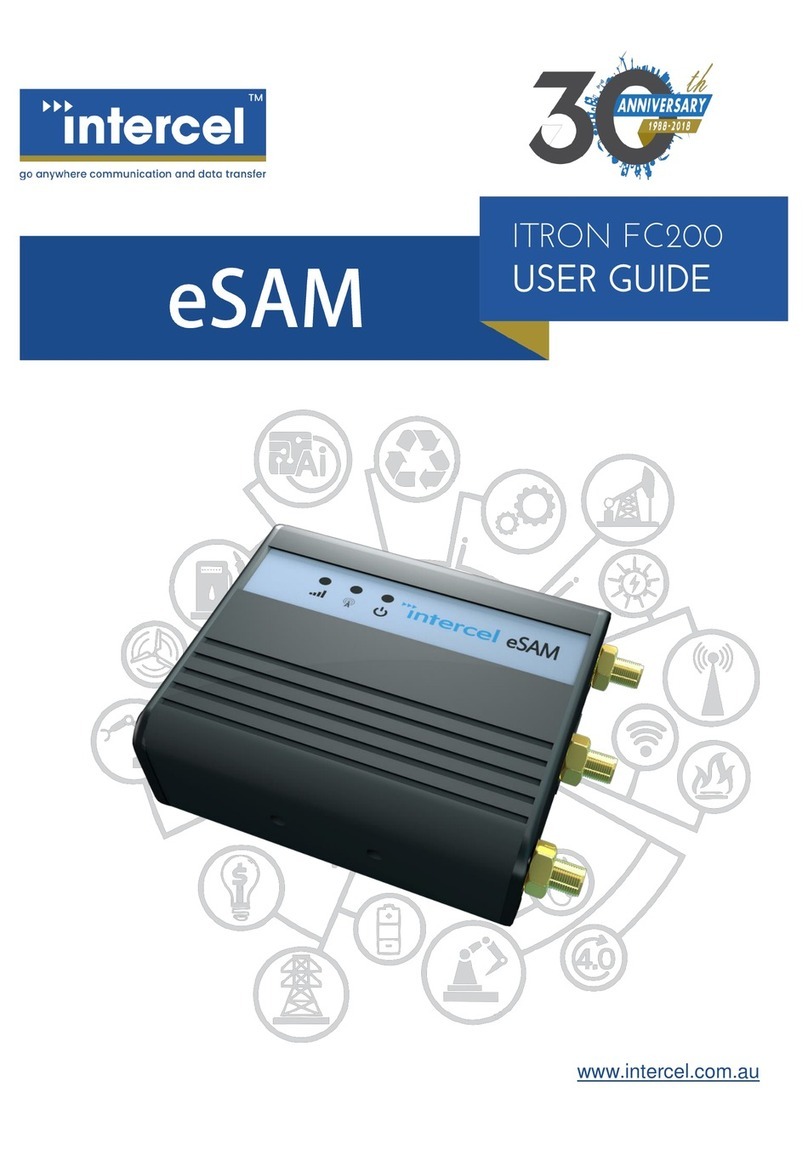 Intercel eSAM ITRON FC200 User manual