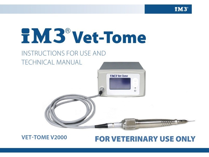 iM3 VET-TOME V2000 Instructions for use iM3 VET-TOME V2000 Instructions for use