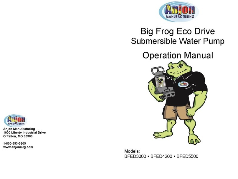 Anjon BFED4200 Operation manual