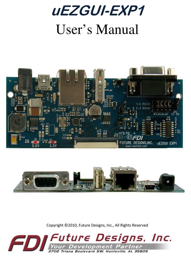 FDI uEZGUI-EXP1 User manual