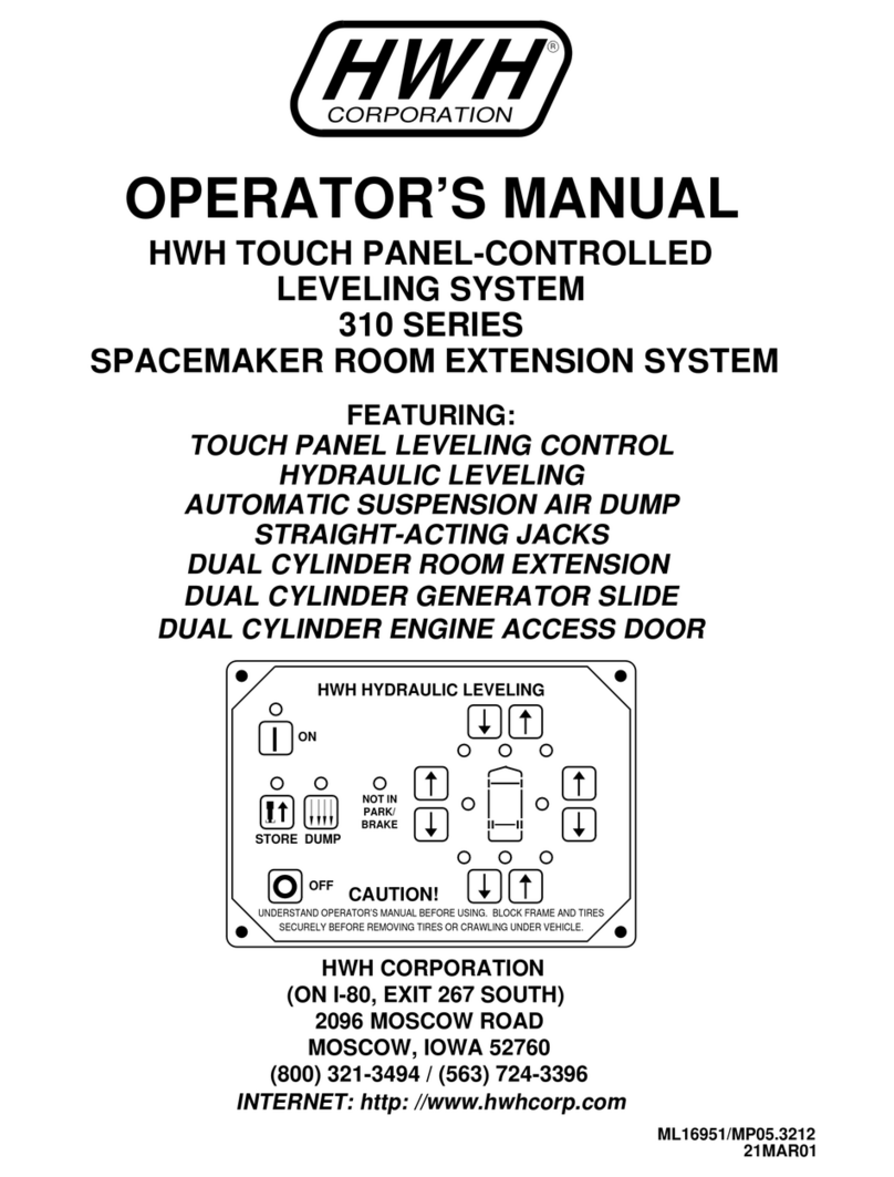 HWH 310 SERIES Operator's manual