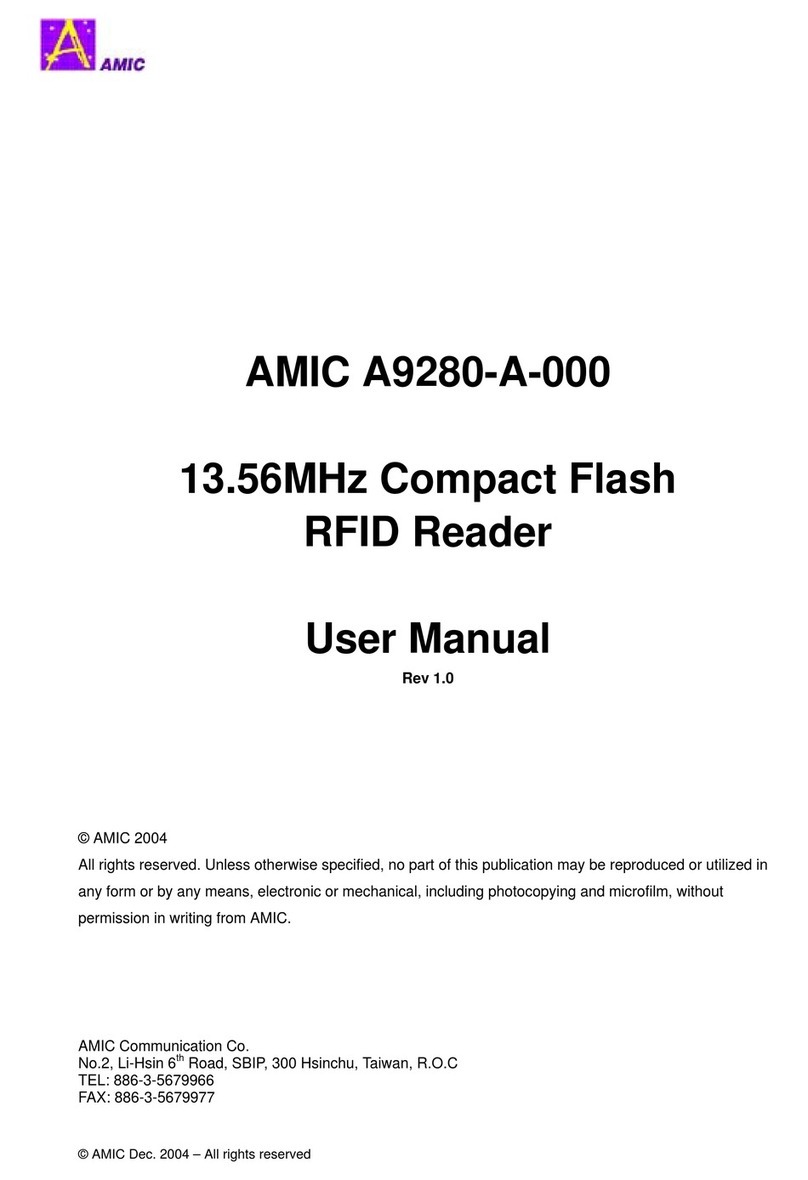 AMIC A9280-A-000 user manual