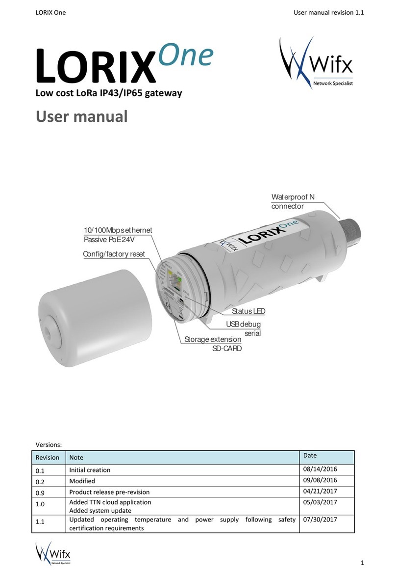 Wifx Lorix One user manual