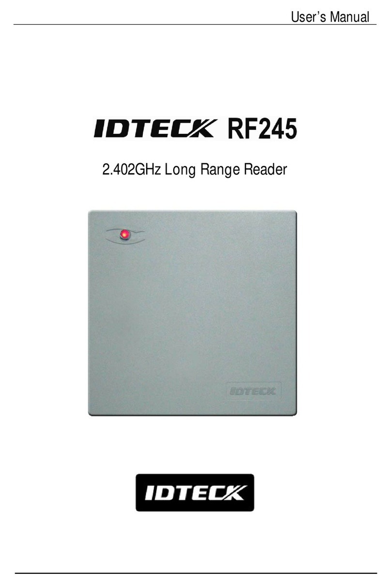 IDTECK RF245 user manual
