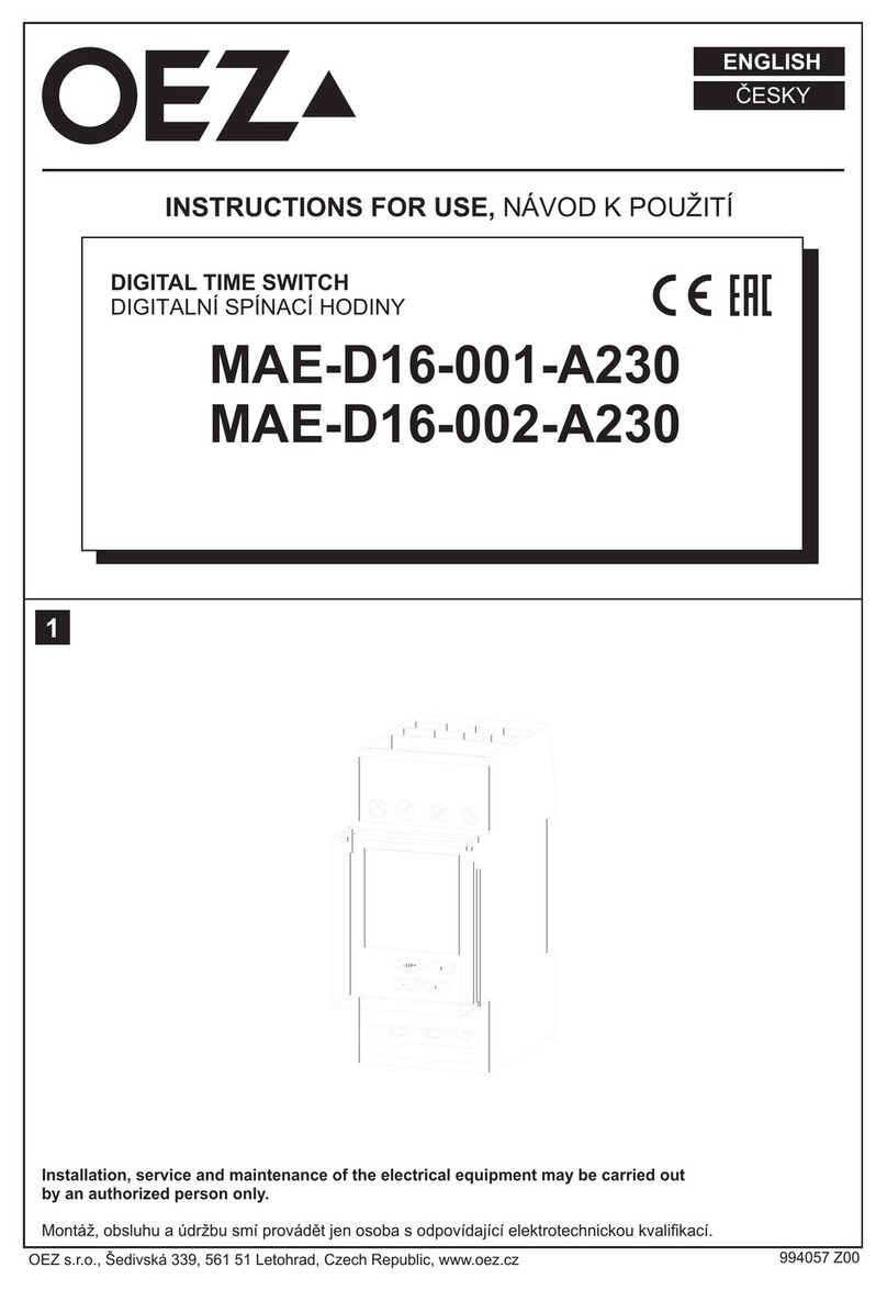 OEZ MAE-D16-001-A230 Instructions for use