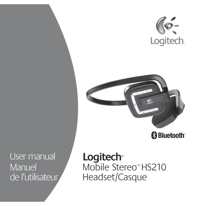 Logitech Mobile Stereo HS210 User manual