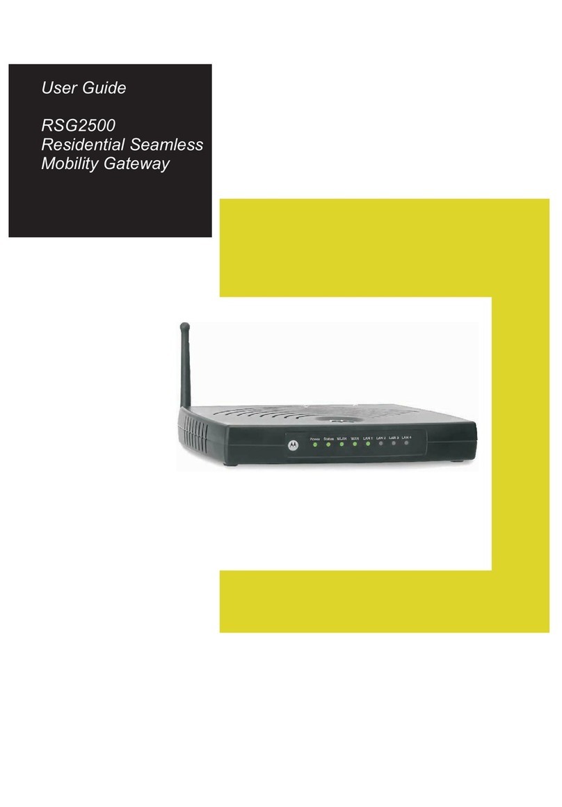 Motorola RSG2500 User manual