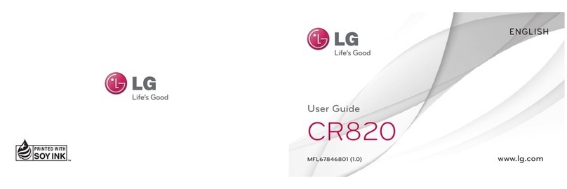 LG CR820 User manual