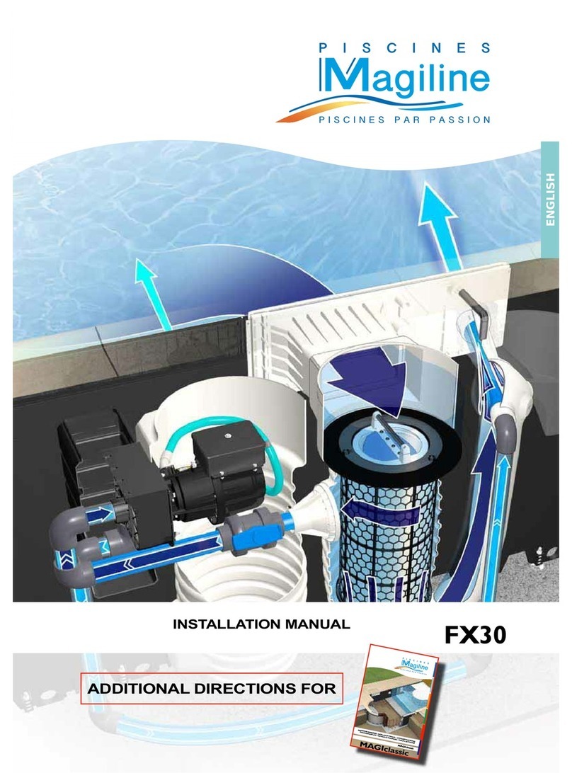 Piscines Magiline FX30 installation manual