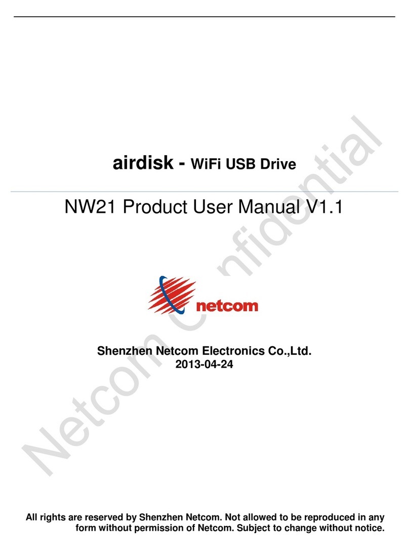 NetComm Airdisk NW21 Operational manual