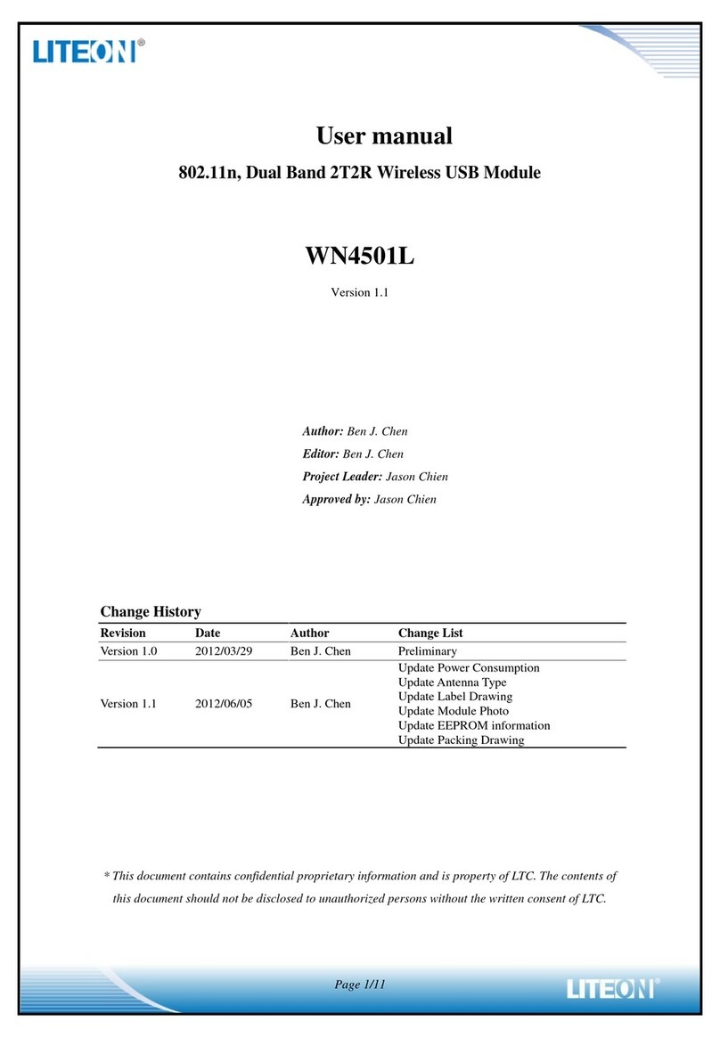 LiteOn WN4501L User manual