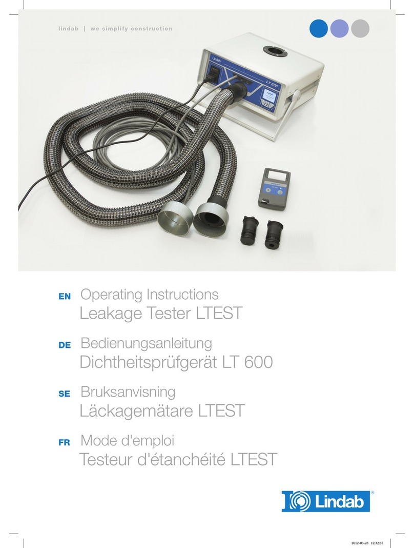 Lindab LTEST operating instructions