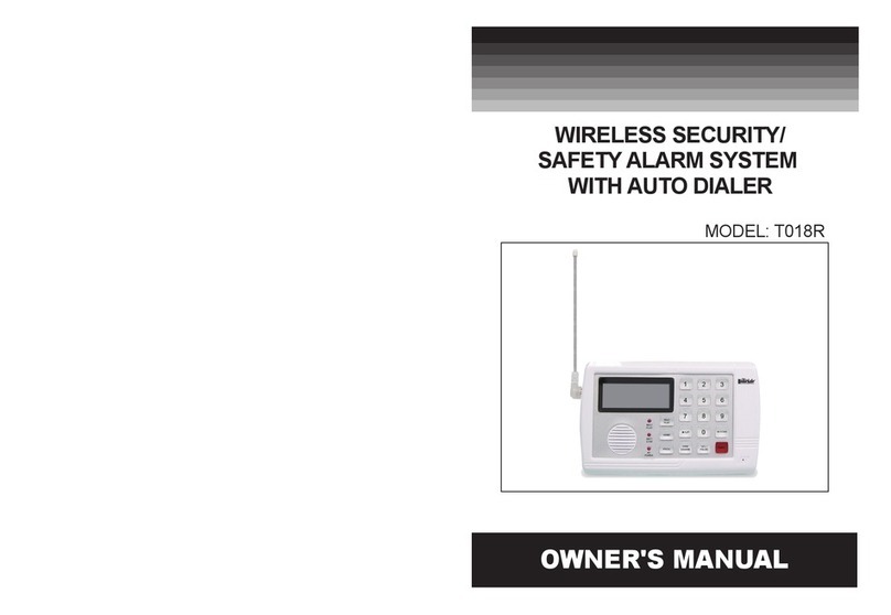 Homesafe T018R owner's manual