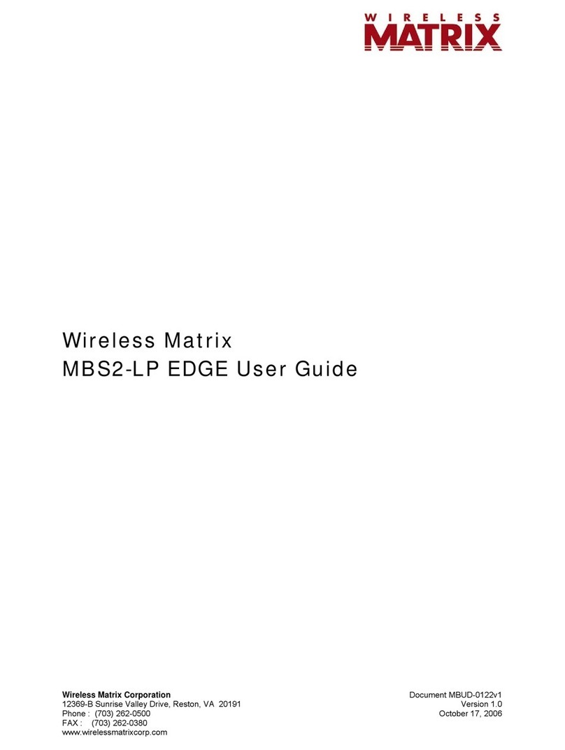 Wireless Matrix MBS2-LP EDGE user guide