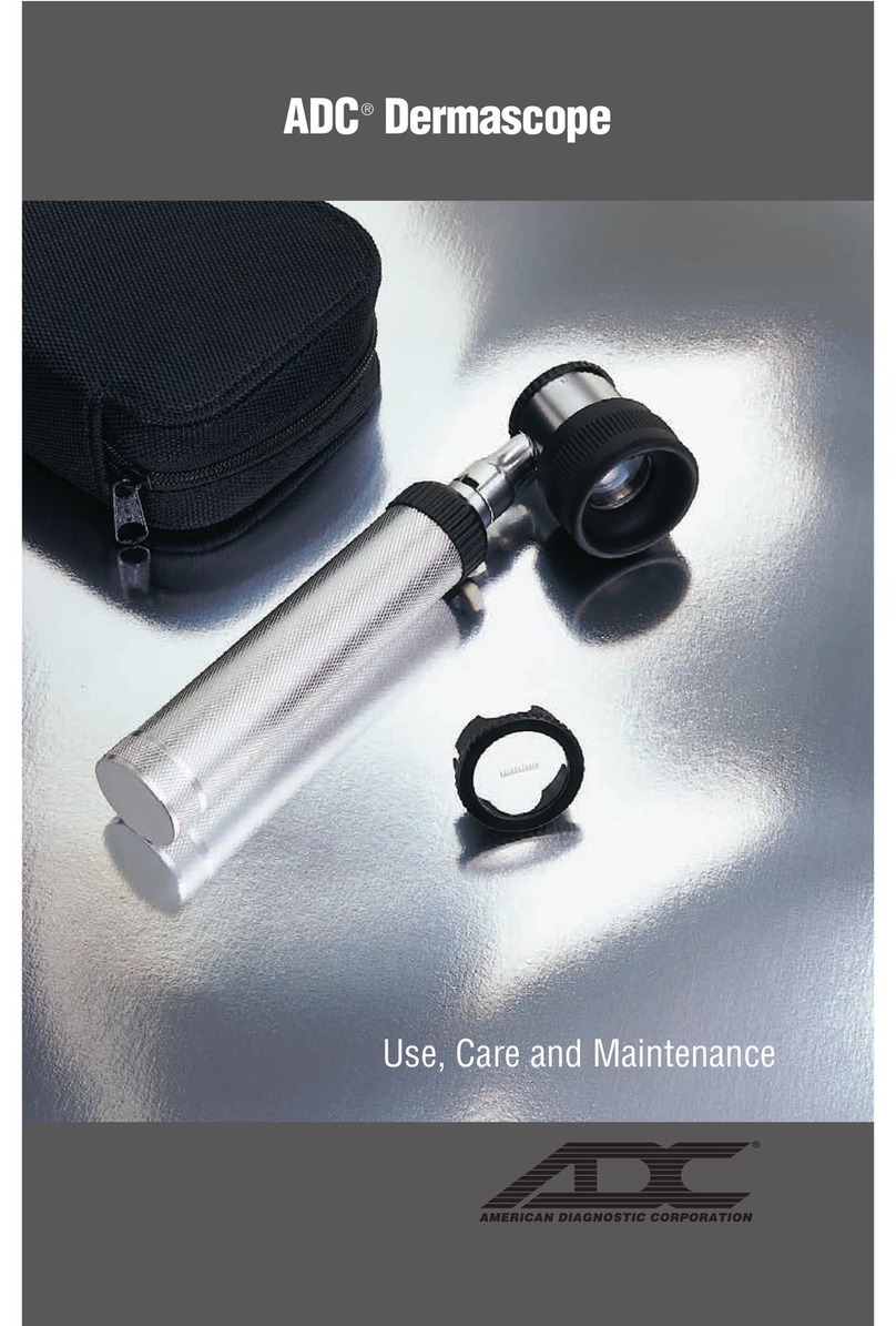 ADC Dermascope Maintenance manual