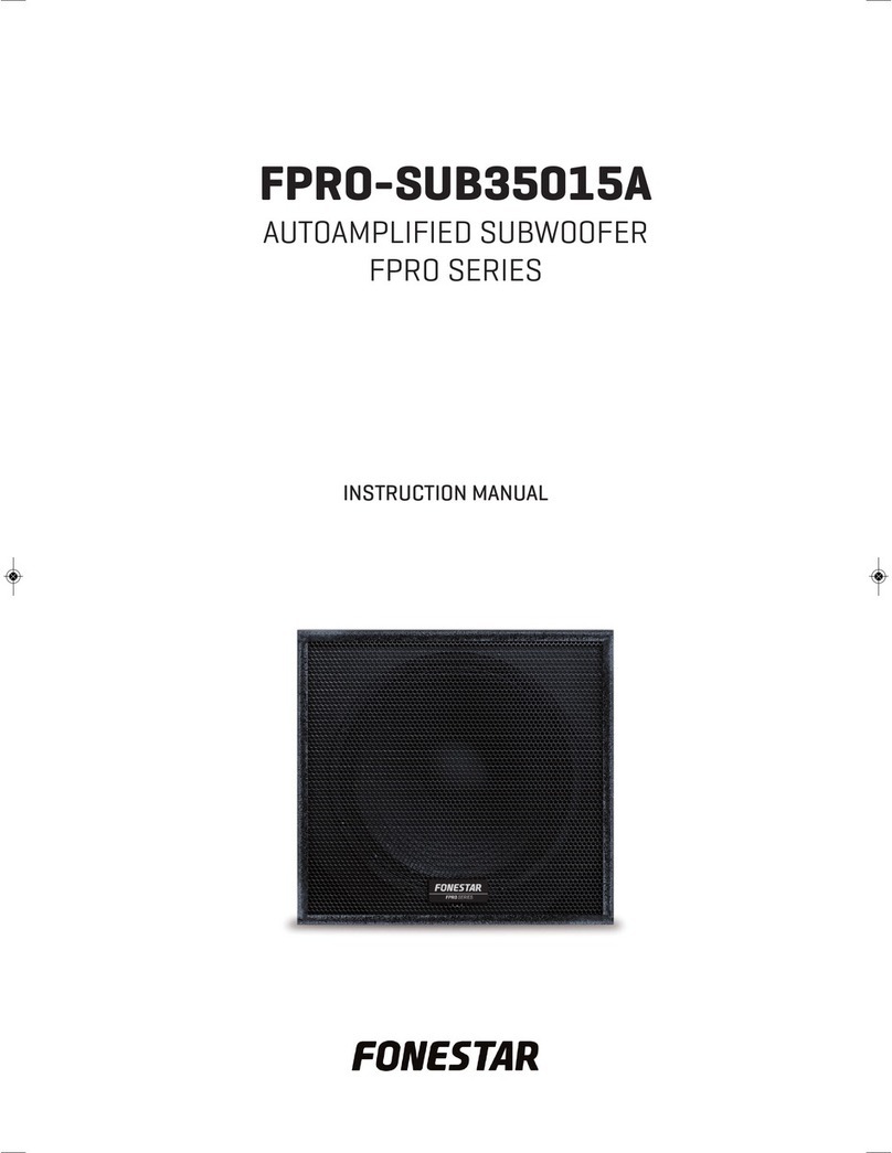 FONESTAR FPRO Series instruction manual