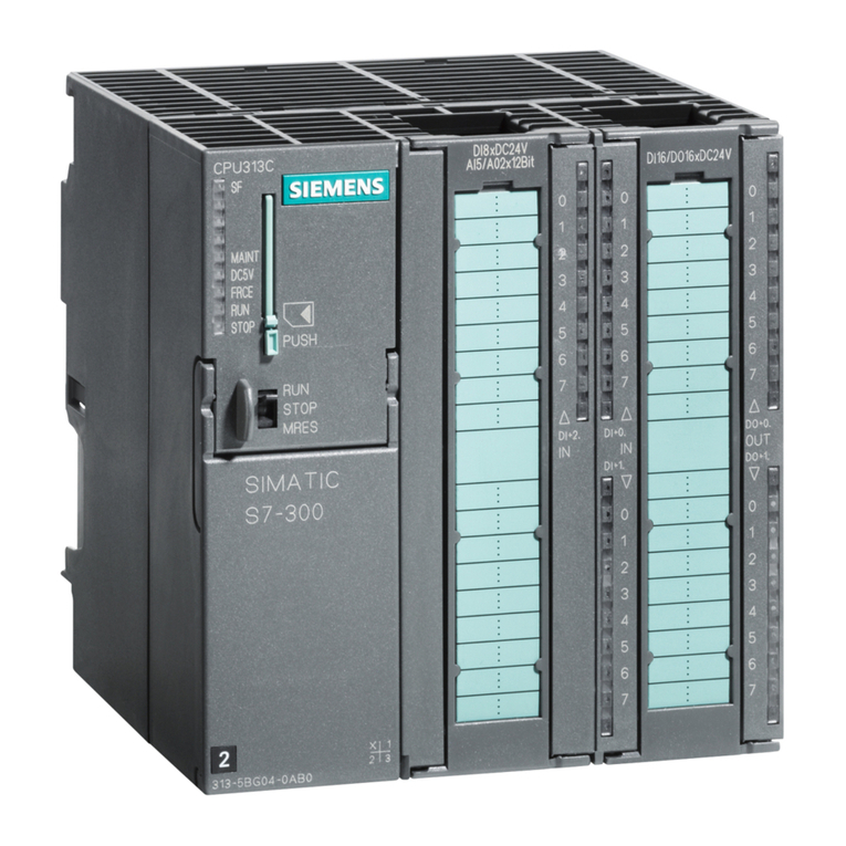 Siemens Simatic S7-300 User manual