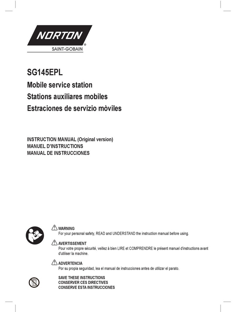SAINT-GOBAIN Norton SG145EPL instruction manual