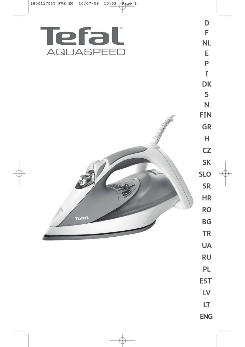 TEFAL AQUASPEED User manual
