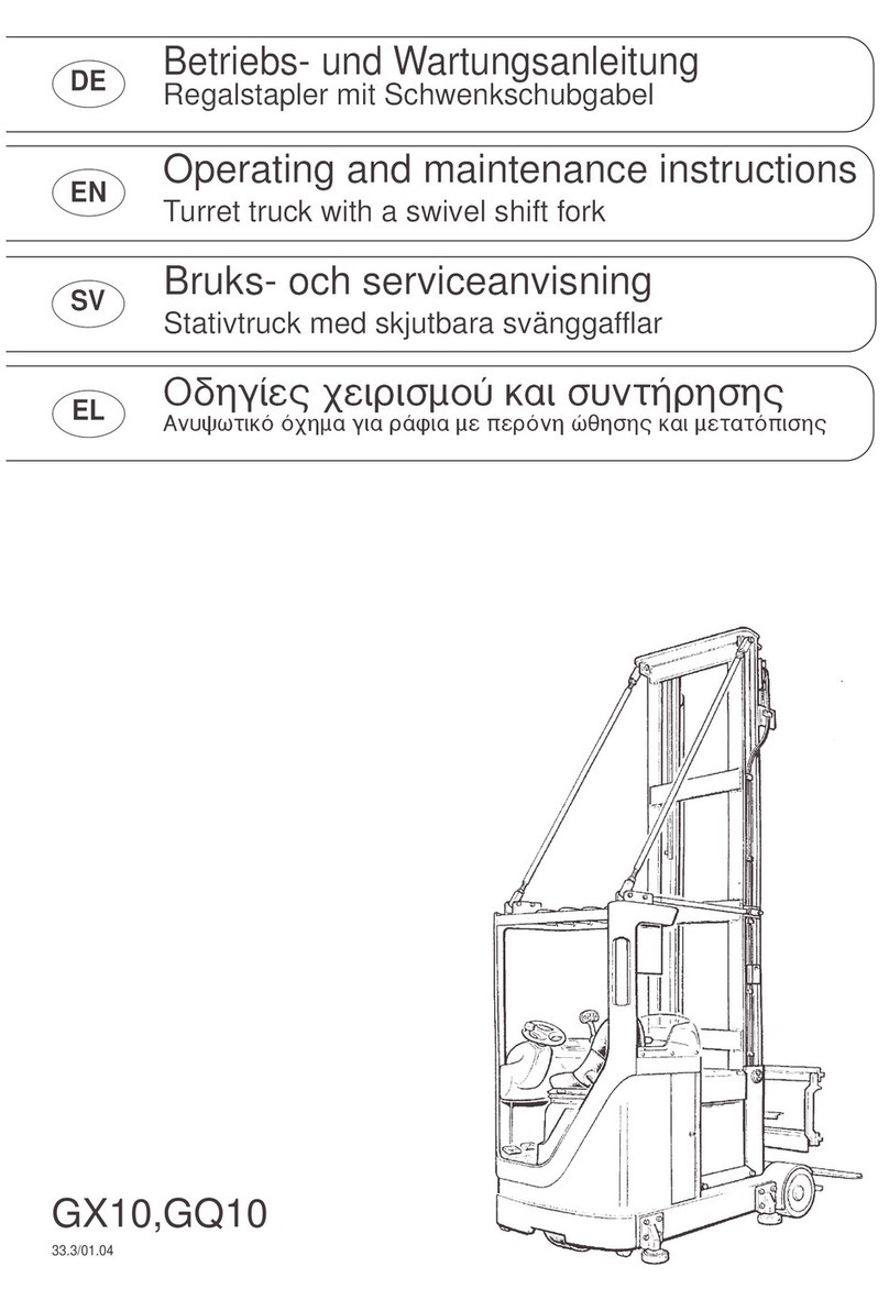 Still GX10 Operating and maintenance instructions