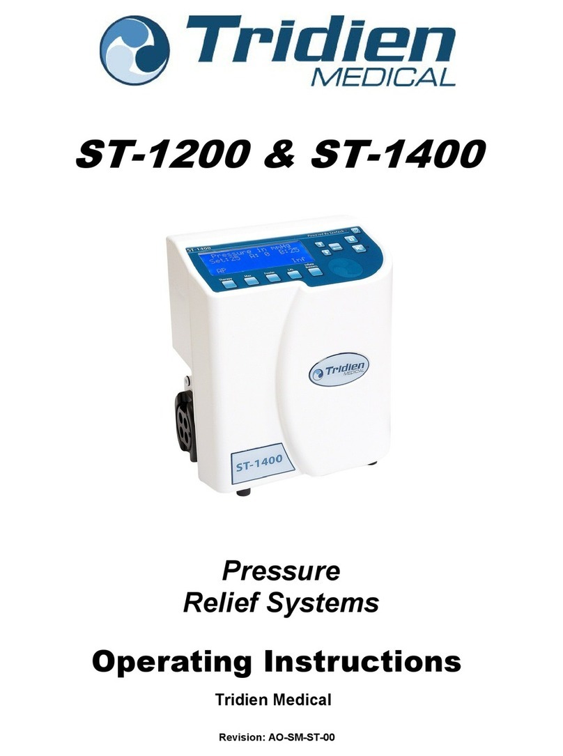 Tridien Medical ST-1200 operating instructions
