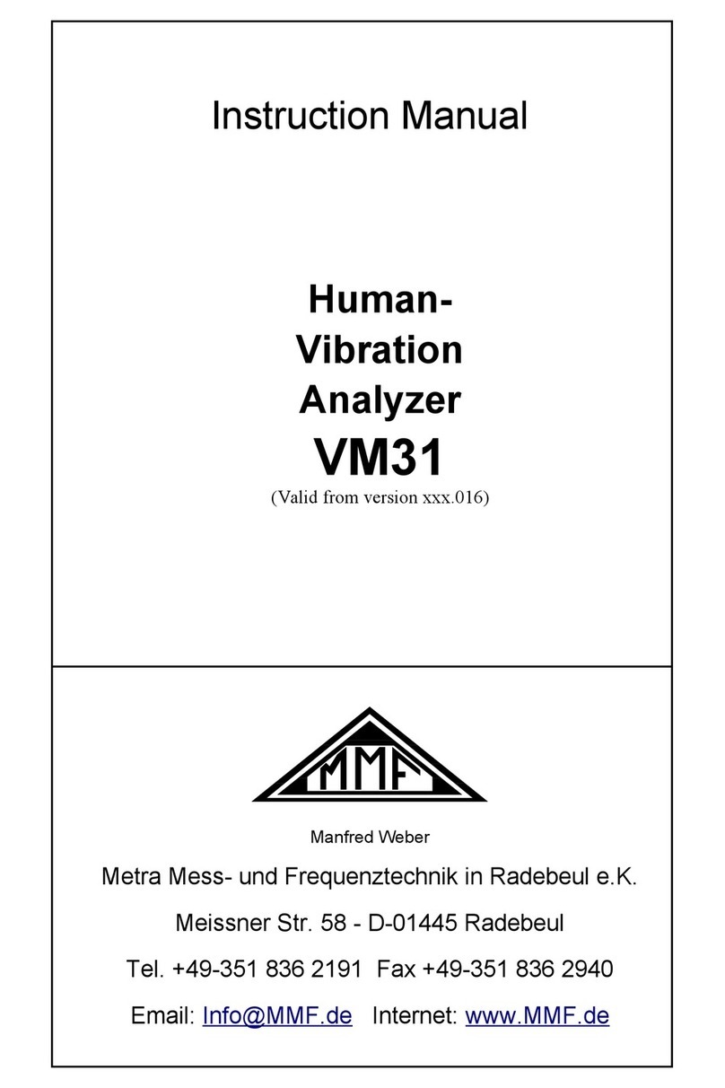 MMF VM31 User manual