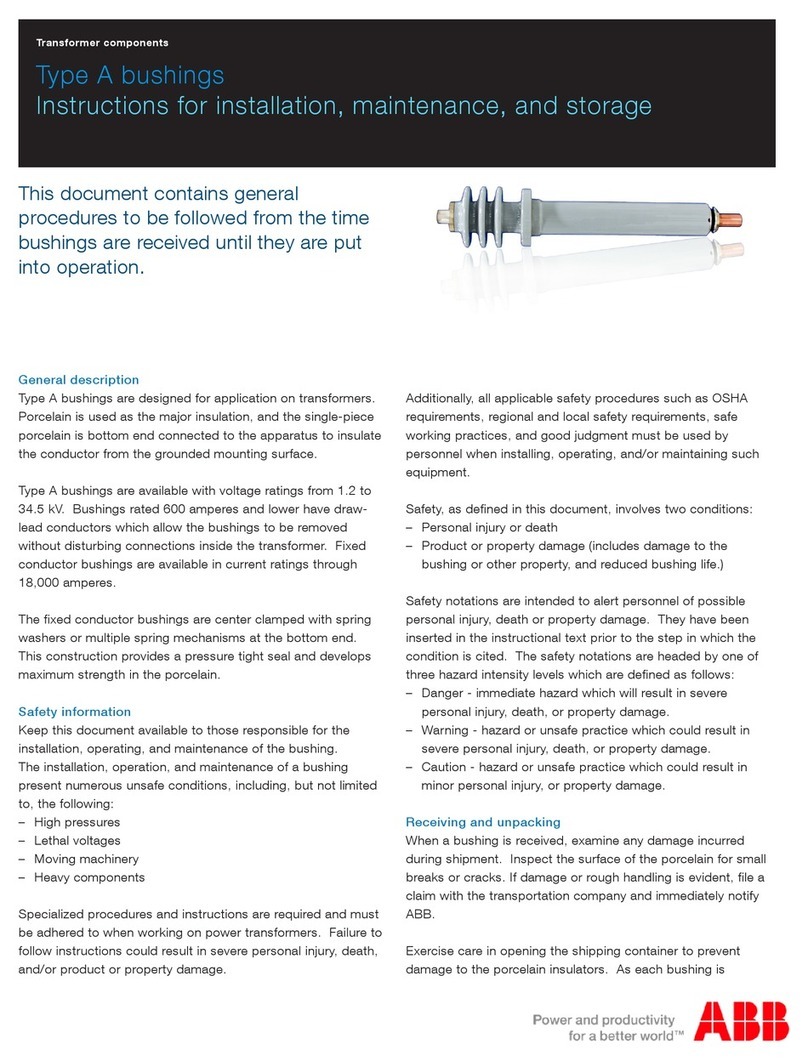 ABB Type A Operating and maintenance manual