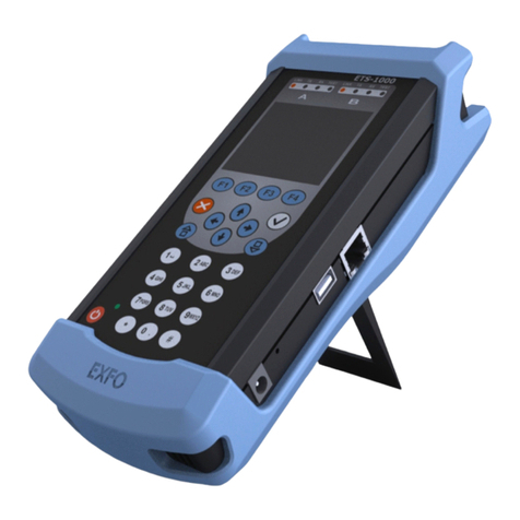 EXFO ETS-1000 User manual