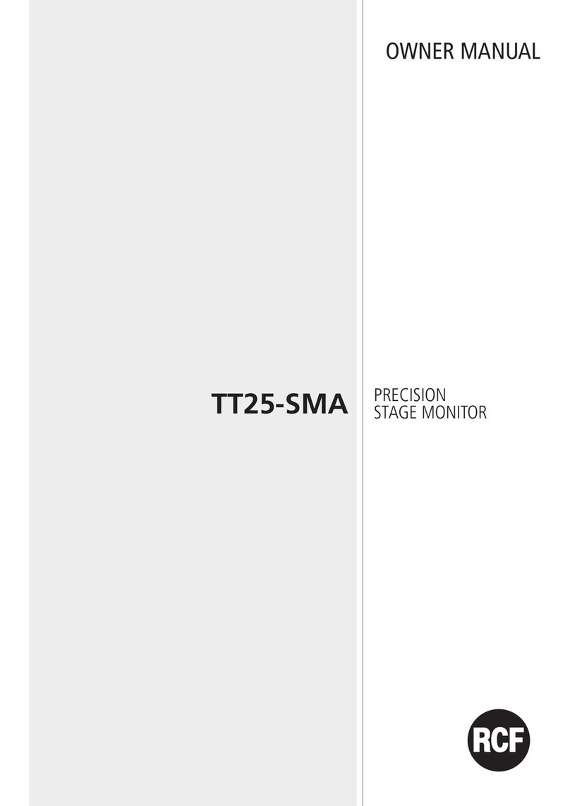 RCF TT25-SMA User manual
