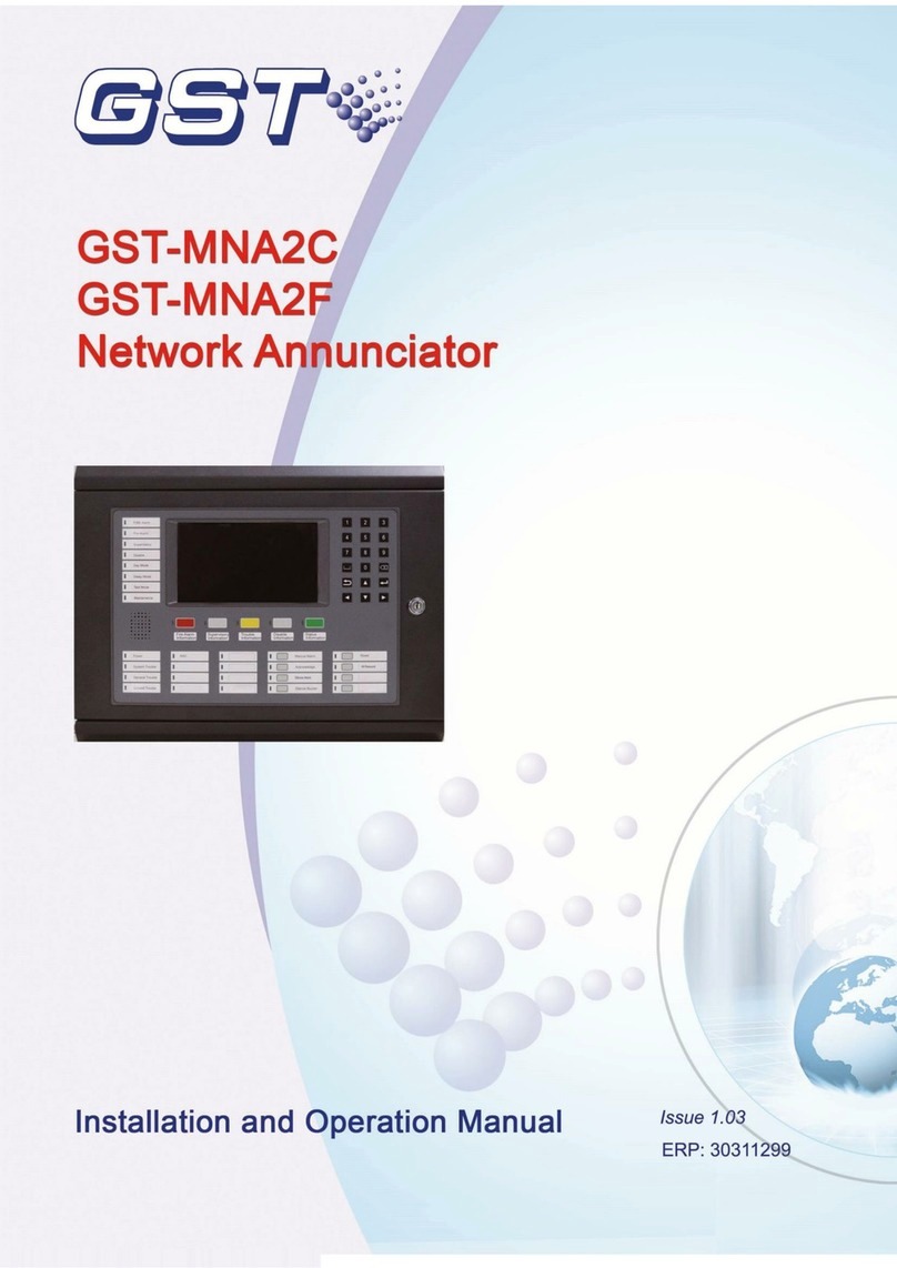 GST GST-MNA2C Installation and operation manual