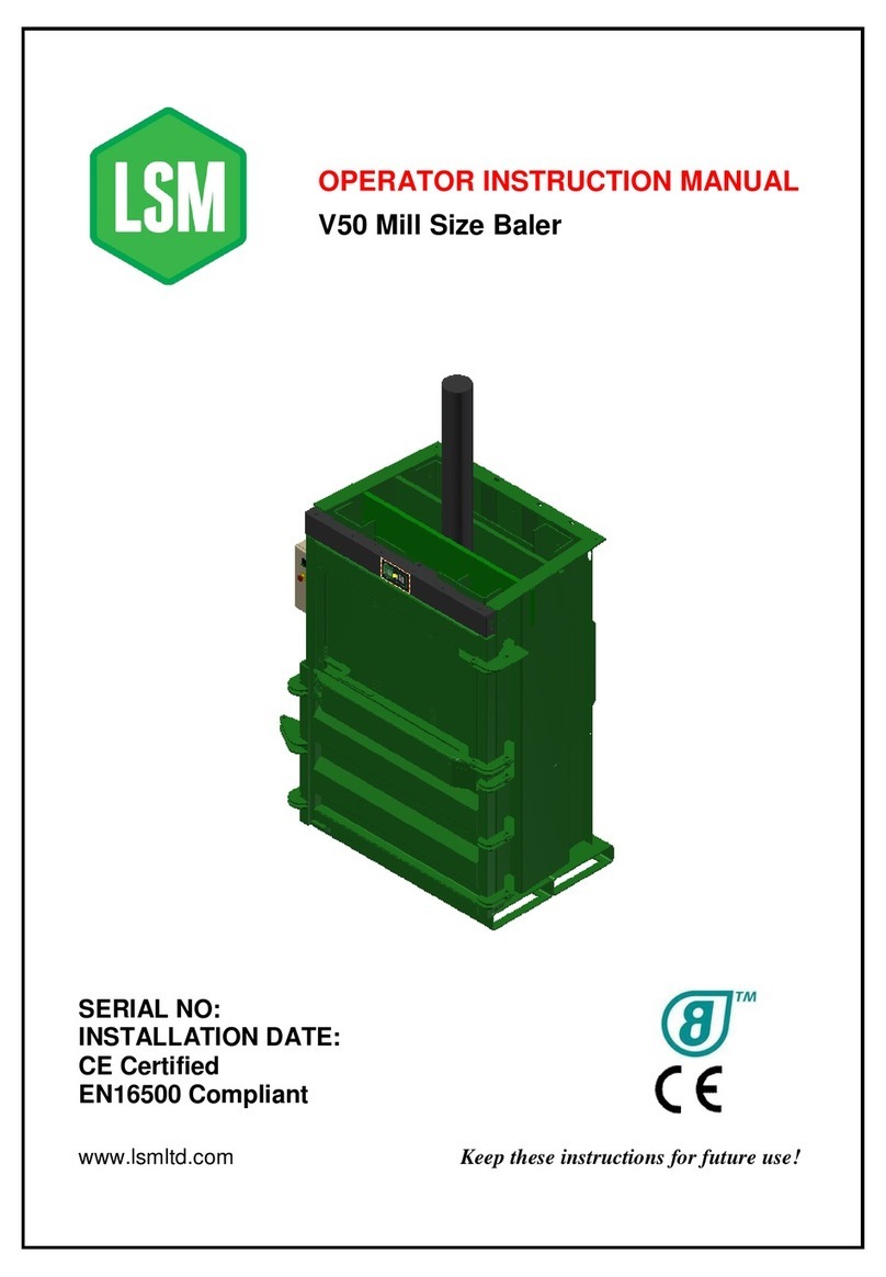 LSM V50 Operator's instruction manual